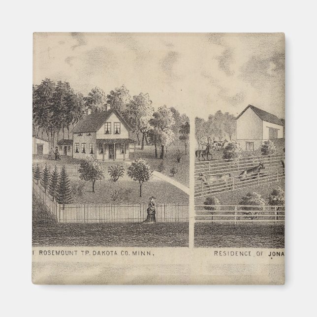 Íman Residências e Barns, Minnesota (Frente)