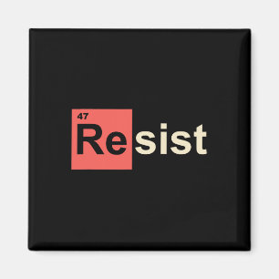 Íman Resista 47 Símbolo Químico do Elemento Trump