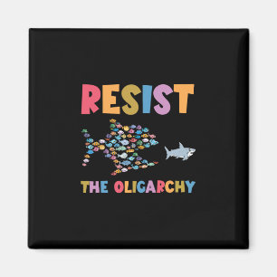 Íman Resista à Oligarquia Peixe Divertido Anti Trump
