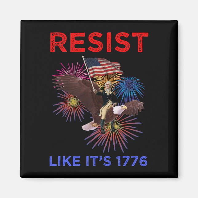 Íman Resista Como Se Fosse 1776 (Frente)