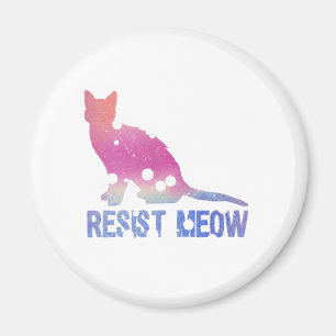 Íman Resista o gato da feminista do meow