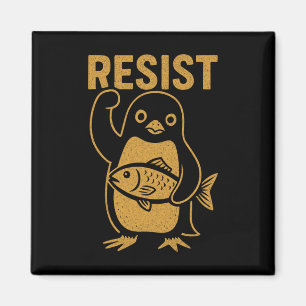 Íman Resista Rebelião do Pinguim Resistência Protesto C