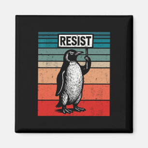 Íman Resistam Pinguins Contra Tarifas de Trump Engraçad