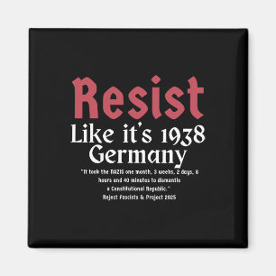 Íman Resiste como se fosse 1938 Alemanha 10