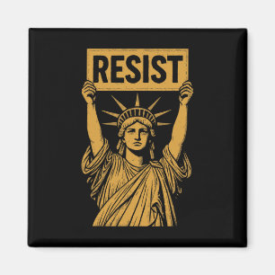 Íman Resistência À Estátua Da Liberdade Rebelde Protest