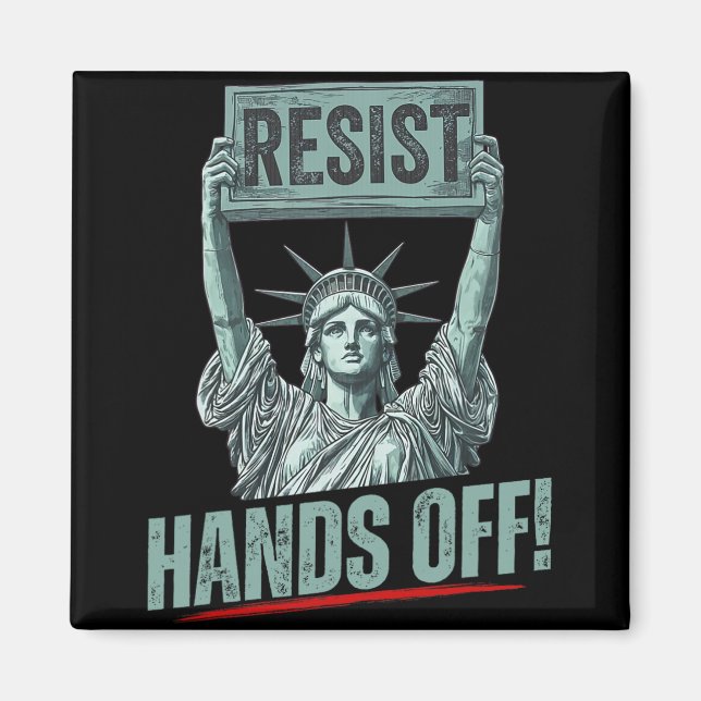 Íman Resistência À Estátua Da Resistência Da Liberdade  (Frente)