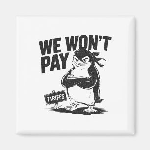 Íman Resistência à Injustiça Política Engraçada Pinguim