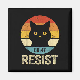 Íman Resistência Anti-Trump Teto Retro Resiste Anti-Tru