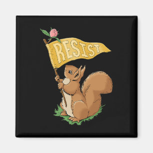 Íman Resistência Fofa Esquilo Anti-trump