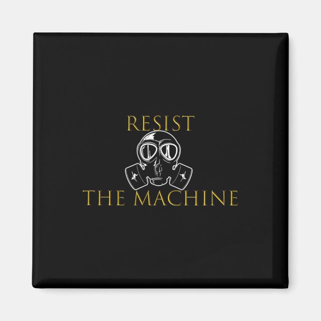 Íman Resistir À Máquina (Frente)