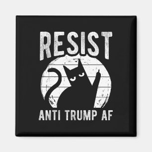 Íman Resistir Anti Trump Af Resistência Anti Trump Gato