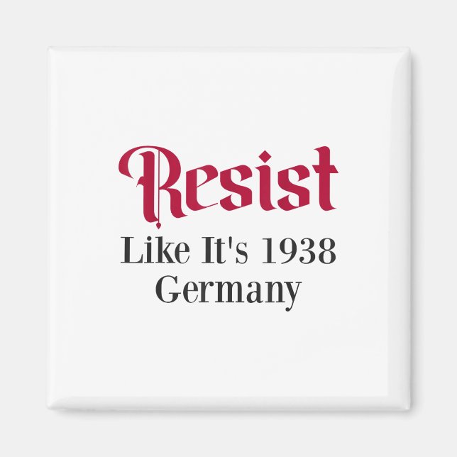 Íman Resistir Como Sua Alemanha De 1938 (Frente)