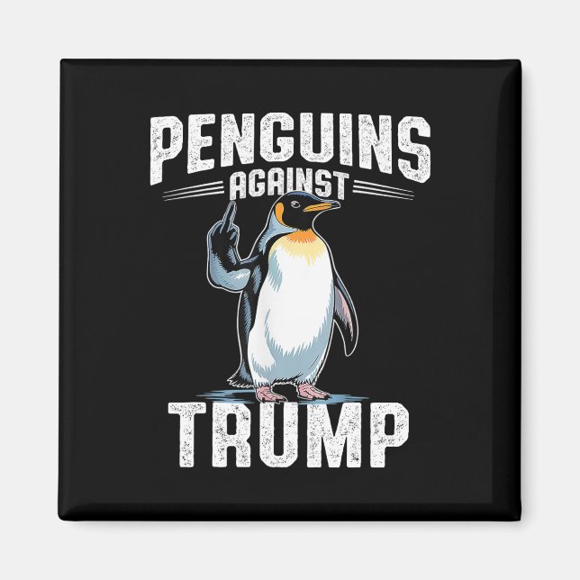 Íman Resistir Pinguins Contra Trump - Tornar Imposto So (Frente)