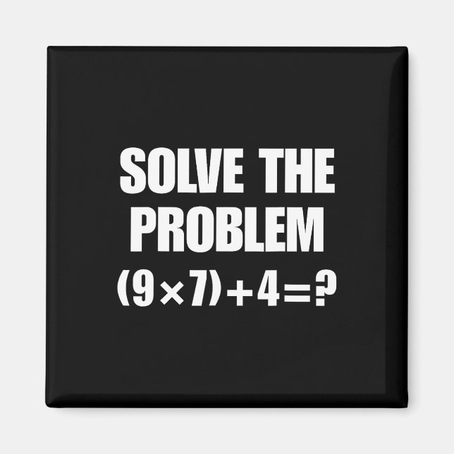 Íman Resolva o Problema – Divertida Equação Matemática  (Frente)