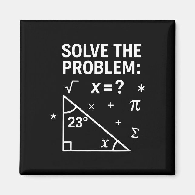 Íman Resolva O Problema Divertido Matemática 67 Meme Pr (Frente)