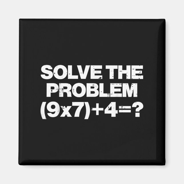 Íman Resolva O Problema Matemática 67 Meme 6 7 Fantasia (Frente)