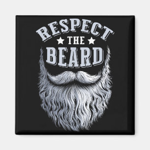 Íman Respeite A Barba Homem Barbudo Vintage Marido