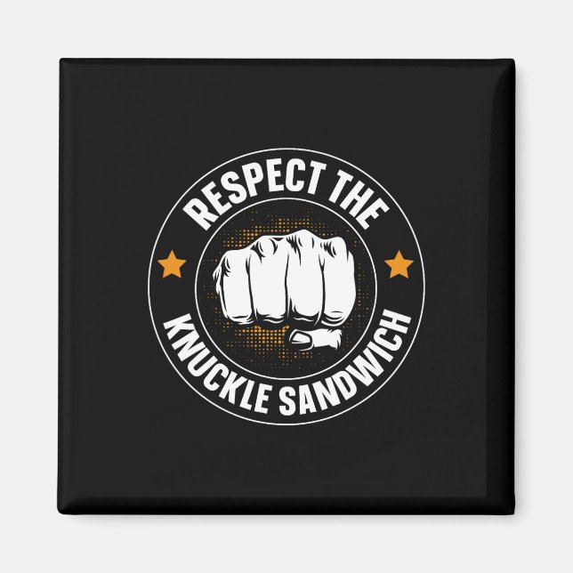 Íman Respeite A Sanduíche Knuckle (Frente)