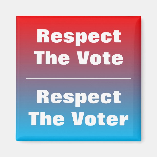 Íman Respeite a votação e o eleitor (Frente)