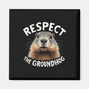 Íman Respeite O Dia De Celebração De Groundhog Com