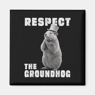 Íman Respeite O Dia De Marmota Respeite O Marmoto _1