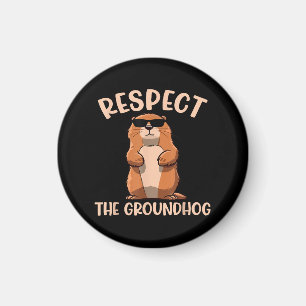 Íman Respeite O Groundhog - Dia do Groundhog