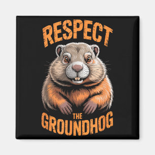 Íman Respeite o Groundhog Punxsutawney Phil Divertido H
