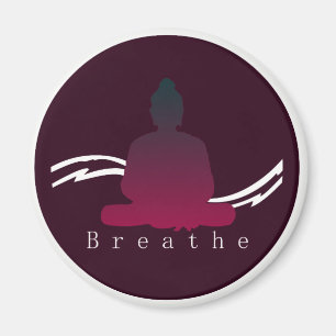 Íman "Respire" o ímã bonito de Buddha