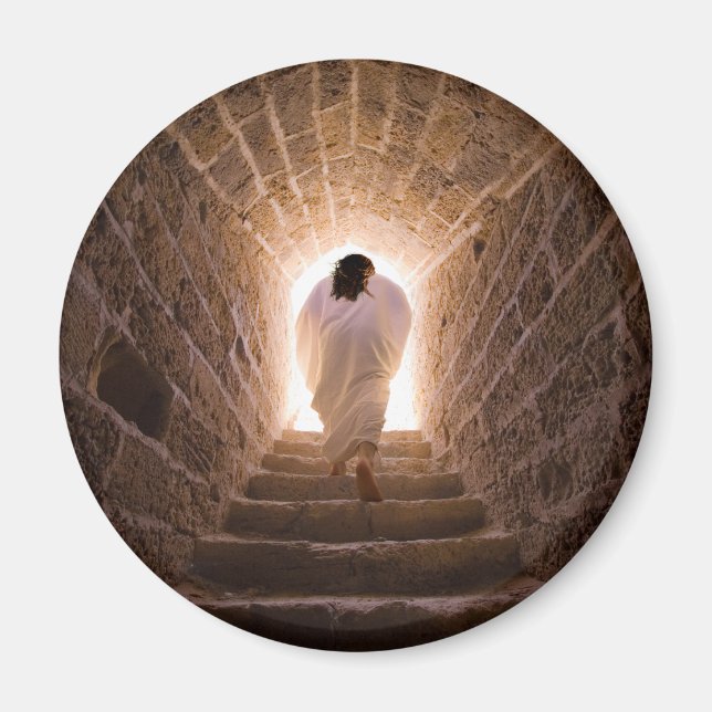 Íman Ressurreição do Cristo de Jesus (Frente)