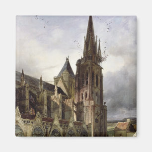 Íman Restaurando a igreja da abadia de St Denis em 1833