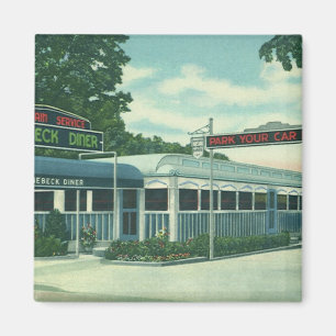 Íman Restaurante Vintage, Retrô Diner à Beira da Estrad