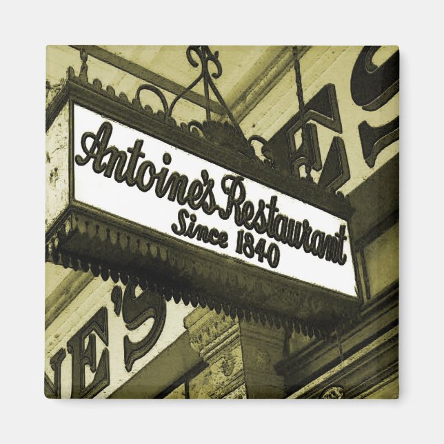 Íman Restaurantes de Nova Orleans (Frente)