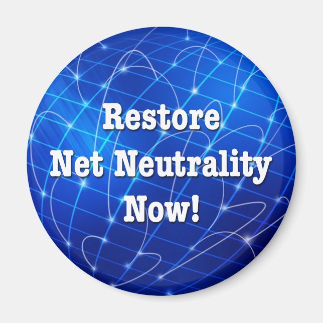 Íman Restaure a neutralidade da rede agora! (Frente)