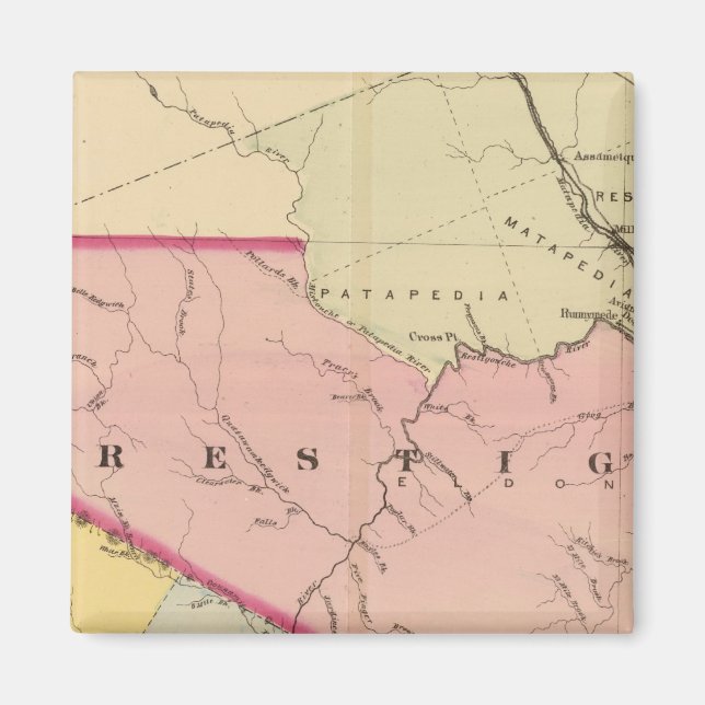 Íman Restigouche, condados de Madawaska, NB (Frente)