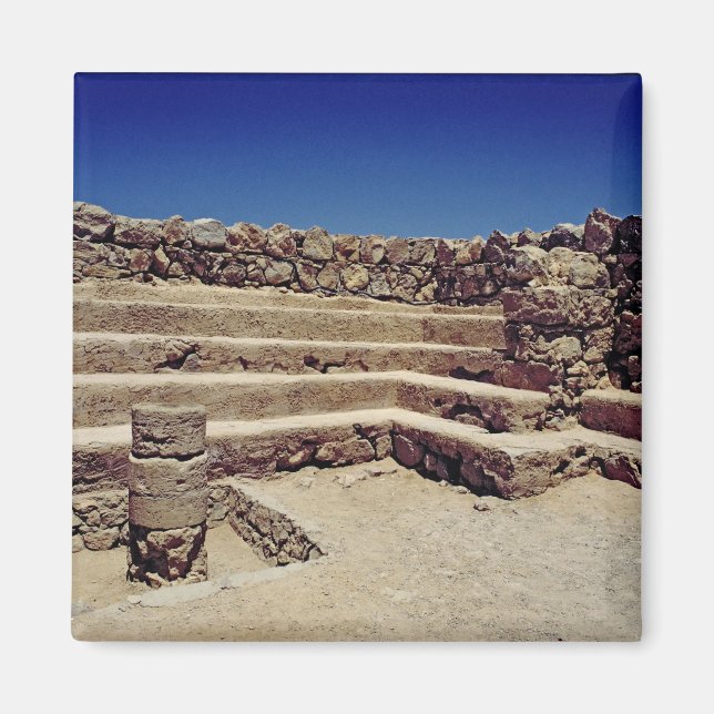 Íman Restos das paredes das fortalezas, c.37-31 BC (Frente)