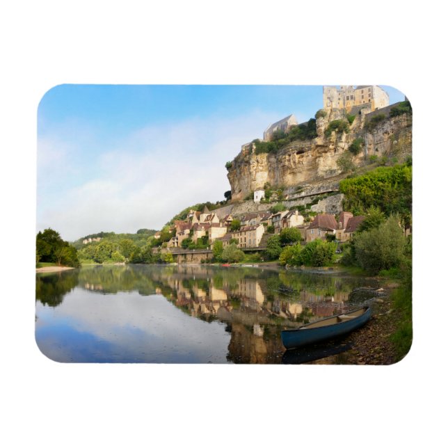 Íman retangular Beynac-et-Cazenac e Dordogne (Horizontal)