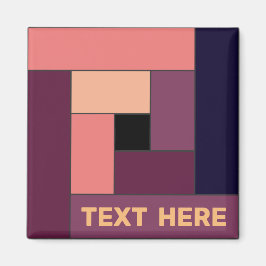 Íman Retângulos geométricos (ver5) com qualquer ímã de 