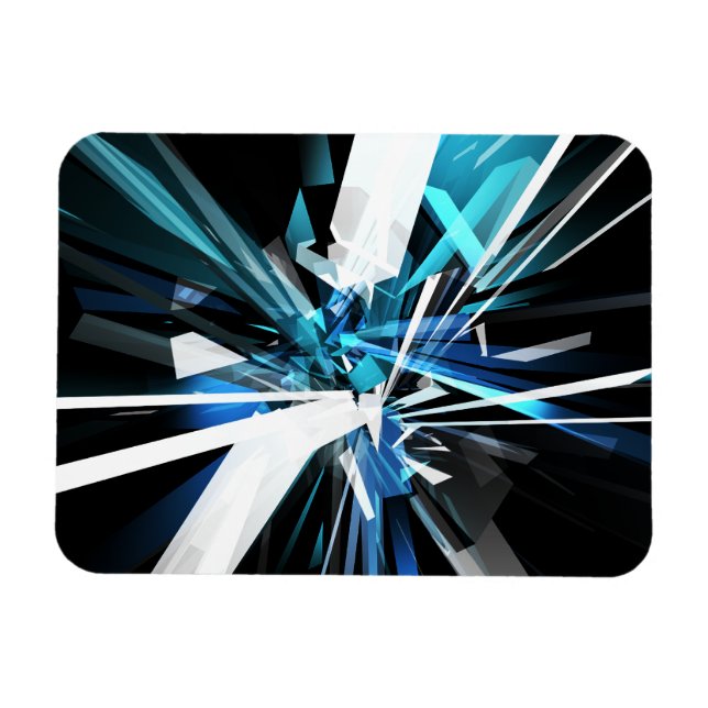 Íman Retângulos Tangidos #2 (Horizontal)