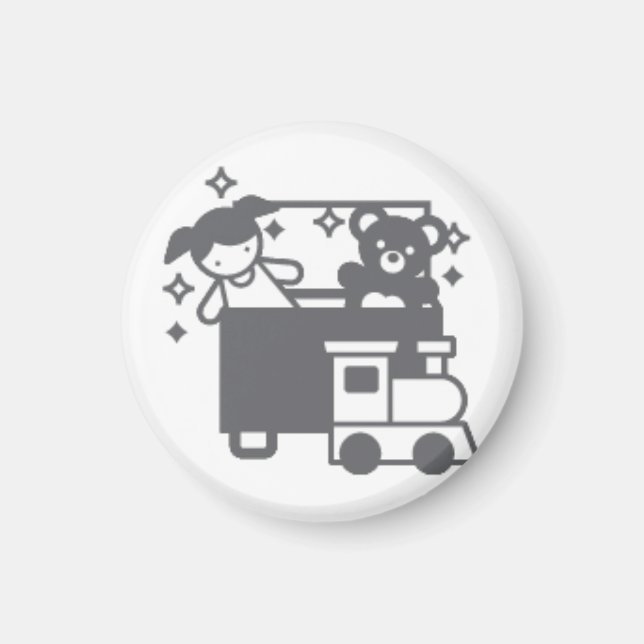 Íman Retiram actividades Button trabalhos domésticos (Frente)