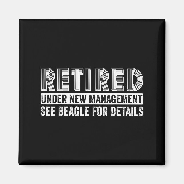 Íman Retired Under New Management See Beagle For Detail (Frente)