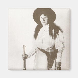 Íman Retrato 1910 da foto de uma vaqueira que guardara