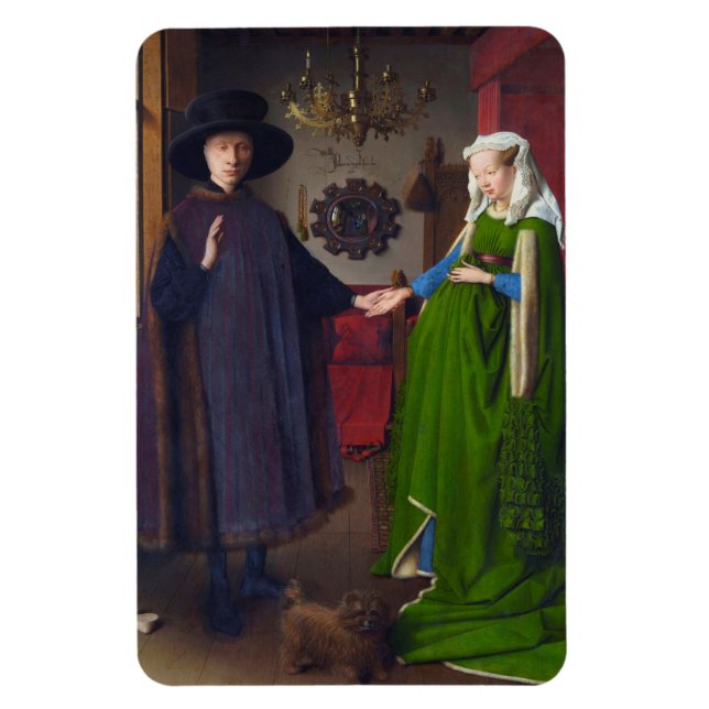 Íman Retrato Arnolfini De Jan Van Eyck (Vertical)