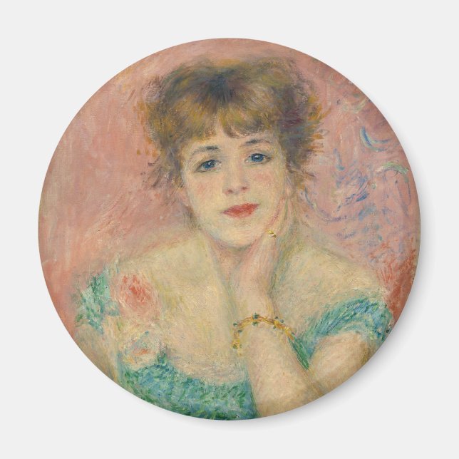 Íman Retrato da Atriz Jeanne Samary, Auguste Renoir (Frente)
