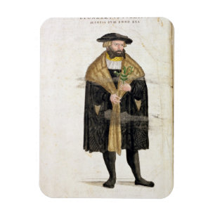 Íman Retrato da idade 41 do autor, 'de De Histori