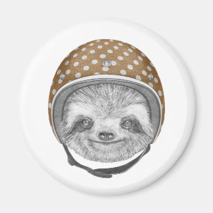 Íman Retrato Da Lama Capacetes de motocicleta