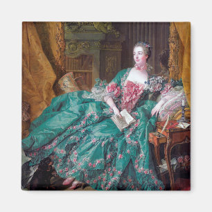 Íman Retrato da Madame Pompadour, Boucher