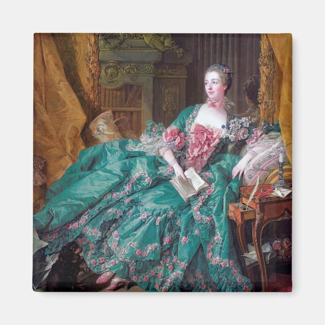 Íman Retrato da Madame Pompadour, Boucher (Frente)