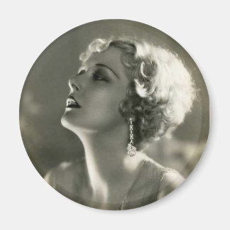 Íman Retrato da Mulher Vintage
