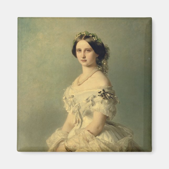 Íman Retrato da Princesa de Baden, 1856 (Frente)