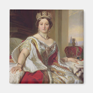 Íman Retrato da rainha Victoria (1819-1901) 1859 (óleo